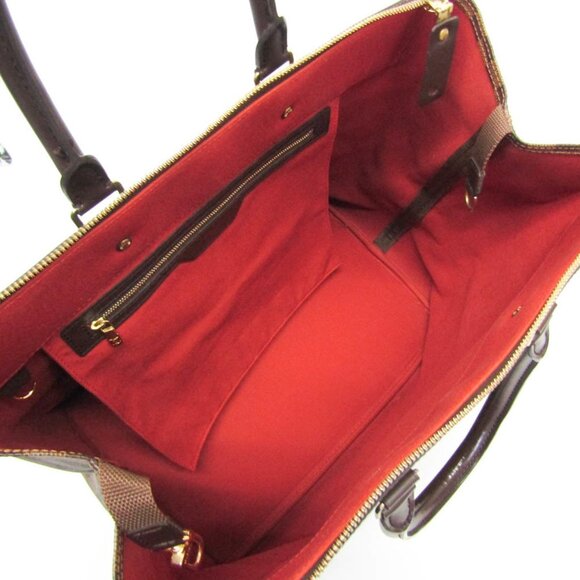 LOUIS VUITTON Authentic Brown Damier Boston Bag - Picture 3 of 12